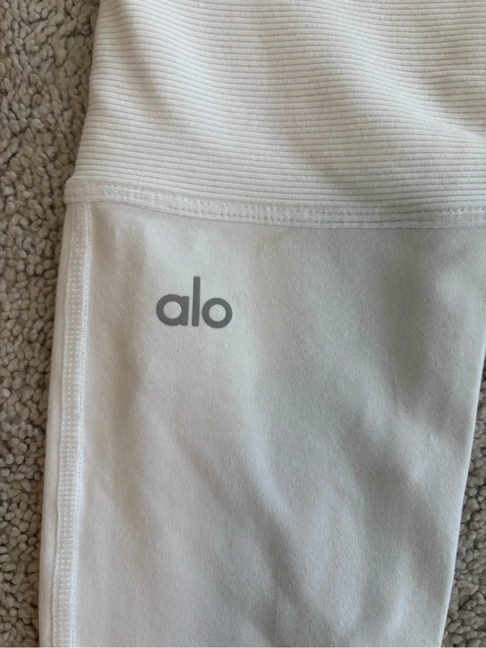 ALO Yoga White High-Waist Sculpting Leggings, Women’s XXS, NWOT